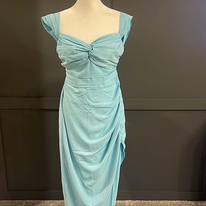 blue abercrombie dress